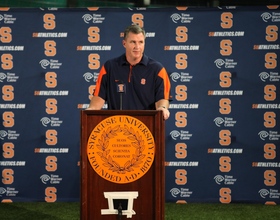 Marrone, players preach taking camp day by day as Syracuse opens preseason