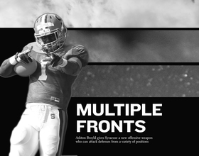 Multiple fronts: Ashton Broyld gives Syracuse a new offensive weapon who can attack defenses from a variety of positions