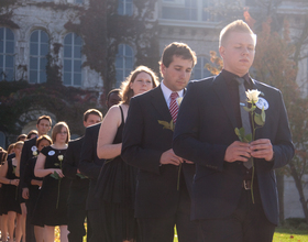 Rose Laying Ceremony honors 35 students who died in tragedy 