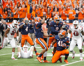 Coker catches first touchdown pass against Louisville in increased role in SU offense