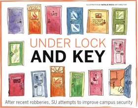 Under lock and key: after recent burglaries, SU attempts to improve campus security