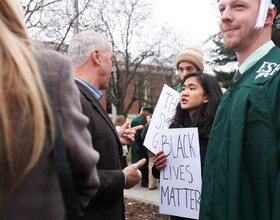 Students protest lack of indictments in deaths of Michael Brown, Eric Garner