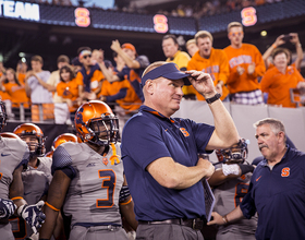 Head coaches Scott Shafer, John Desko discuss Daryl Gross stepping down as director of athletics, provide glimpse into future