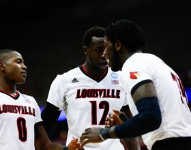 Louisville uses balanced scoring effort, pulls away late in 75-65 Sweet 16 win over N.C. State in Carrier Dome