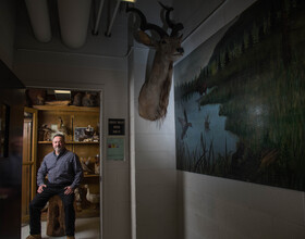 SUNY-ESF taxidermist cleans, prepares massive collection of specimens