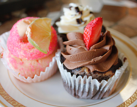 Yum-Yum's Gluten Free Bakery and Café offers a breakfast, lunch, dinner and cupcake menu