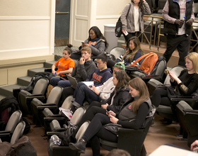 Student Association officials give updates on key initiatives at semester's final meeting