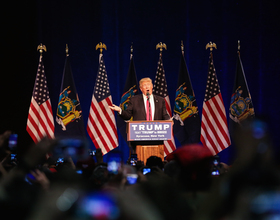 Donald Trump brings polarizing brand of politics to Syracuse campaign stop