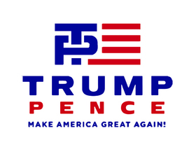 From the Design Desk: Trump-Pence campaign logo