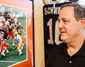 Meet Scott Schwedes, whose 31-year receiving record was broken by Amba Etta-Tawo