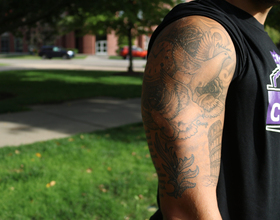 Junior gets multiple tattoos to honor family, heritage