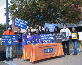 Students and faculty express importance of SU recognizing Indigenous Peoples Day