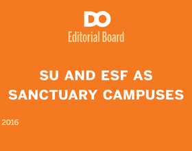 Syracuse University, SUNY-ESF have properly addressed sanctuary campus issue