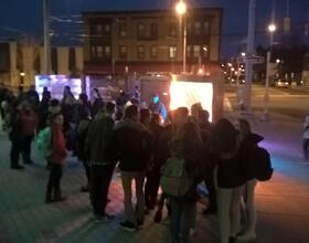 Community gathers at Syracuse Stage/SU Drama Complex for nationwide Ghostlight Project