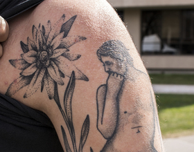 Aidan Meyer's 3 tattoos keep his life in perspective