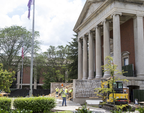 Syracuse University reaches halfway point with summer construction