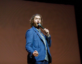 The Lucas Brothers and T.J. Miller delivered laughs during Homecoming Weekend