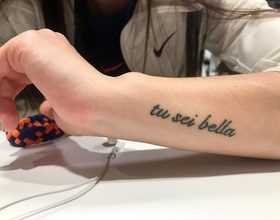 Syracuse University junior's tattoo memorializes the grandmother who raised her