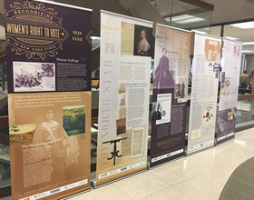 Women’s History Month exhibits on display in Bird Library, Carnegie