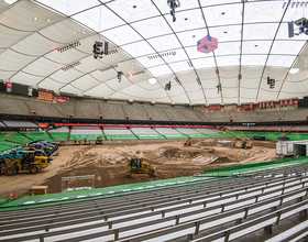 How SU turns the Carrier Dome into a monster truck arena