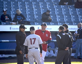 Syracuse Chiefs’ manager Randy Knorr still hopes to continue his career into the big leagues