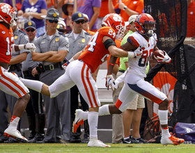 Before Taj Harris could catch touchdowns, he needed to block