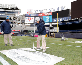 Inside the creation of a football field at Yankee Stadium