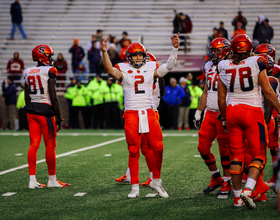 Eric Dungey becomes SU's all-time passing leader in the third quarter against West Virginia