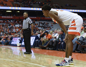 Elijah Hughes’ shot blocking part of ‘momentum plays’ he adds to Syracuse