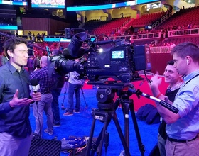 Syracuse students were on Super Bowl Radio Row for 1st time