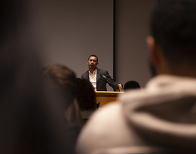 SU alumnus Lawrence K. Jackson discusses career, identity at final Sankofa lecture