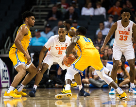 Jalen Carey reflects on diminished playing time after expanded role in SU’s ACC Tournament win