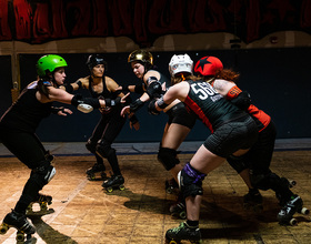 Assault City Roller Derby kicked off their season on International Women’s Day