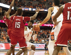 Missing Elijah Hughes, Syracuse fell to NC State 79-74