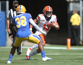 Dino Babers doesn’t commit to starting quarterback after 21-10 loss to Pitt