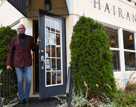 Local hairdressers offer a sense of normalcy to customers