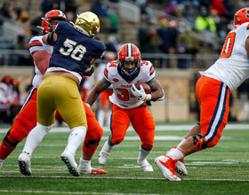 SU running backs have career day in loss to Notre Dame