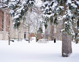 Video: The snowy scenes of winter at Syracuse University