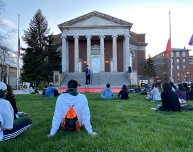 SU organizations host vigil in response to anti-Asian hate