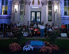 Gallery: Students gather for vigil in solidarity with sexual assault survivors