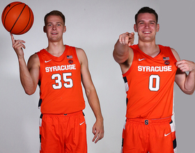 THEIR OWN PATH: Buddy and Jimmy are reunited at SU. This time is different than high school.