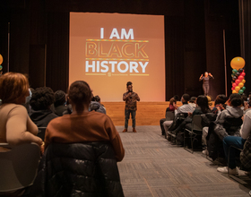 SU kicks off celebration of Black History Month at Goldstein Auditorium