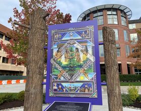 ‘A welcome addition’: Onondaga artist unveils new installation on SU quad