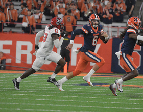 No. 18 Syracuse defeats No. 15 NC State despite 42 minutes without a touchdown