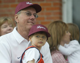 LYONS LEGEND: Jim Boeheim's hometown of Lyons, New York, celebrated with him in 2003