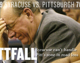 Syracuse can't handle Pitt's zone in road loss