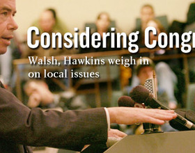 Walsh, Hawkins weigh in on local issues