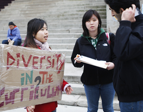 Asian American studies rally sees low turnout