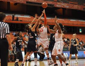 WBB : FALLING FLAT: Poor shooting in 1st half sinks Syracuse in loss to Notre Dame