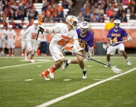 MLAX : OUTBURST: Syracuse scores 10 unanswered goals en route to easy win over Albany 